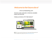 Tablet Screenshot of burkebedding.com